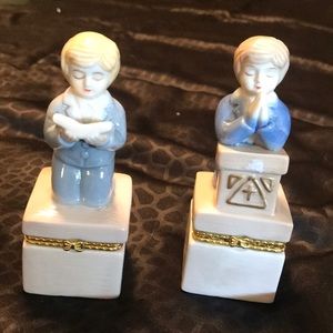 Greenbrier Vintage Ring Trinket Box Set